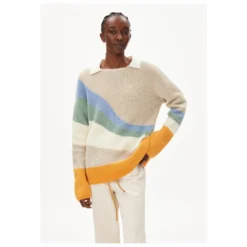 Armedangels Women's Miyaa Multicolor - Wollpullover -Outdoor Serien Laden armedangels womens miyaa multicolor wollpullover detail 3