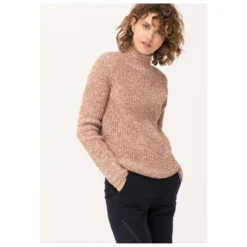 Women's Pullover Pflanzenfarbe - Wollpullover -Outdoor Serien Laden hessnatur womens pullover pflanzenfarbe wollpullover detail 5