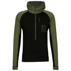 Stoic Merino260 StadjanSt. 3/4 Zip W. Hood - Merinohoodie -Outdoor Serien Laden stoic merino260 stadjanst 3 4 zip w hood merinohoodie 1